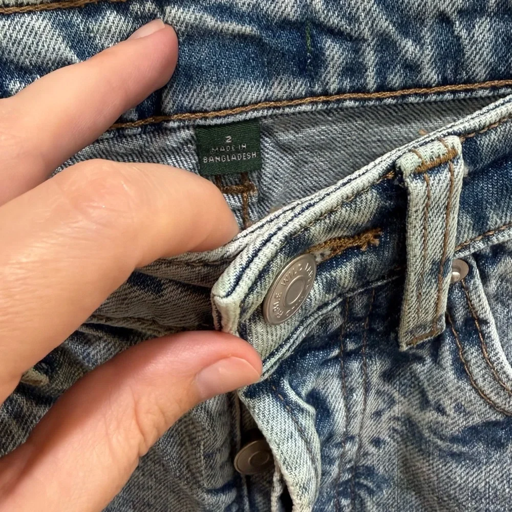 Denim Wild Fable Distressed Denim Low Rise Shorts